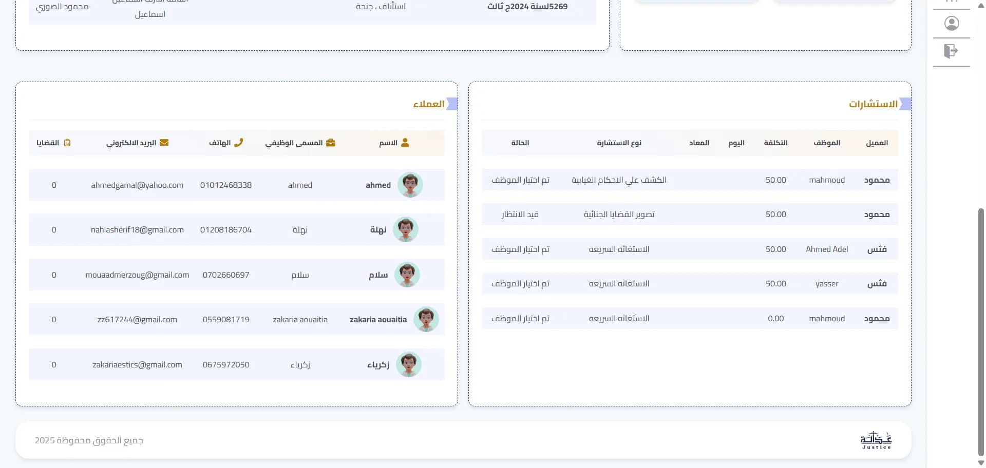 El Adalah Dashboard dashboard 3