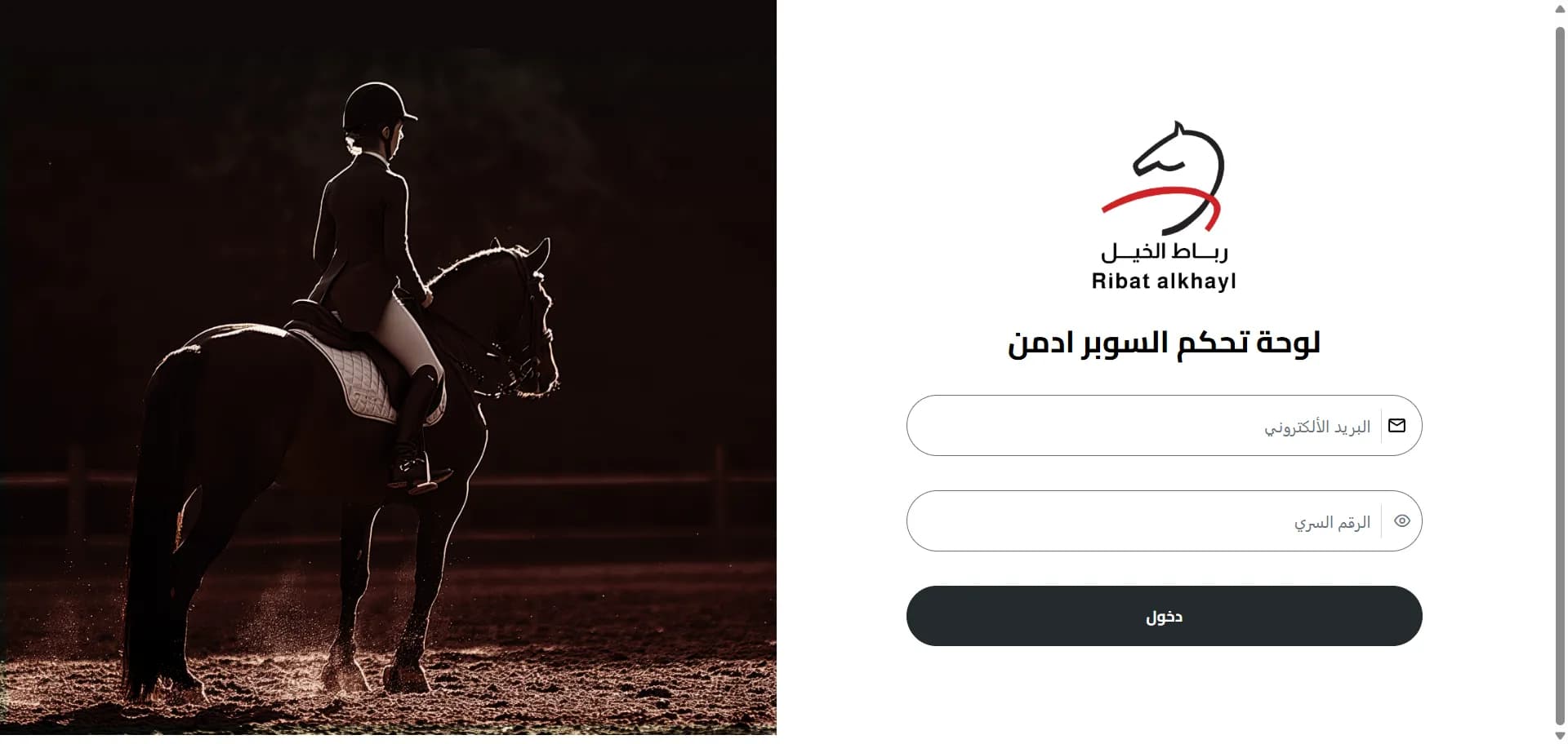 لوحة تحكم رباط الخيل dashboard 1